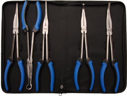 BGS Tangenset - 5-delig  -Extra lange bek