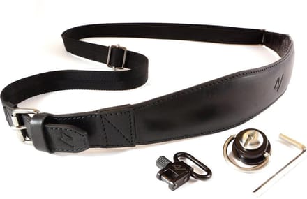 4V Design Medium Neck Strap Kit Lusso Washed Tuscany Leather Green/Cyan
