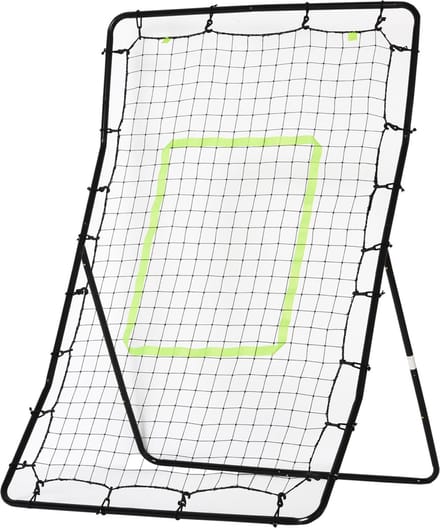 HOMCOM - rebounder - staal - 75 x 126 cm - zwart