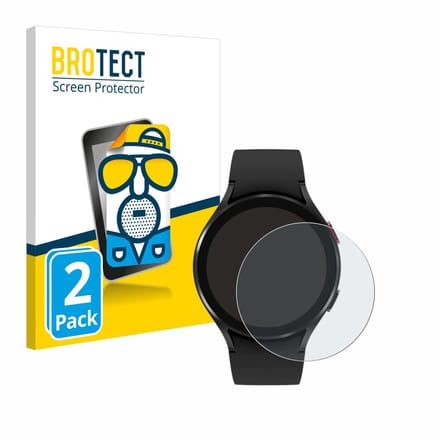 BROTECT - Screenprotector voor Samsung Galaxy Watch 4 (44mm) - Folie Beschermfolie matte 2 Stuks
