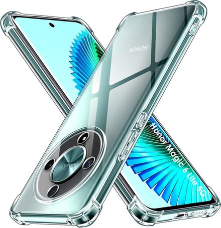 Hoesje voor Honor Magic 6 Lite backcover Shockproof siliconen Transparant