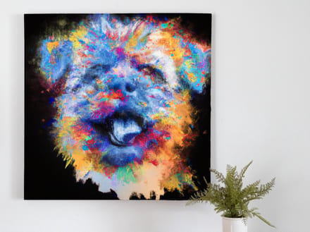 Quality canine | Quality Canine | Kunst - centimeter op | Foto op | Quality canine | Quality Canine | Kunst - centimeter op | Foto op | Forex | 80 × 80 cm