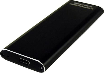 LC-POWER® LC-M2-C-NVME | Behuizing Voor Opslagstations | M.2 SDD-behuizing | Zwart