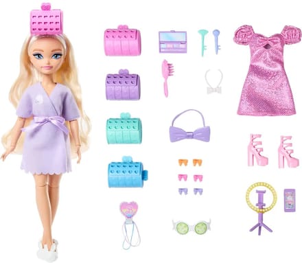 Mattel Barbie pop Malibu Dream Besties met accessoires haarstyling.