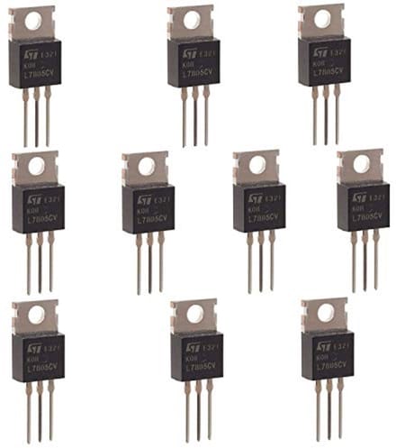 Spanningsregelaar TO-220 5V 1,5A - 10 Stuks
