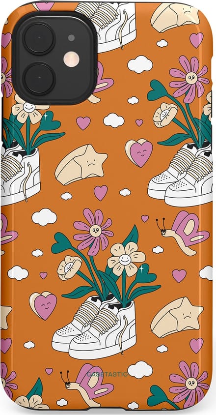Casetastic Hoesje Geschikt voor Apple iPhone 11 - Stijlvolle Beschermende Duo-layer Case - Hartentuin