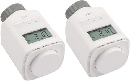 2x Programmeerbare Elektronische Radiatorknop - Energiebesparende Verwarmingsthermostaat met Timer