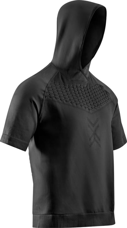 X-Bionic X-Ential Hoody Korte Mouw Heren Sportshirt X Black Large