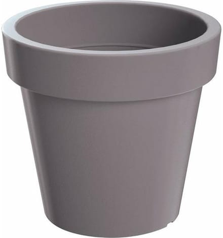 Prosperplast Bloempot - binnen en buiten - D60xH52 cm - steengrijs - kunststof - plantenpot