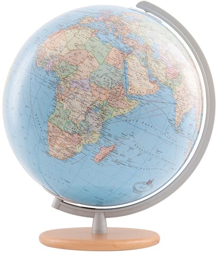 Tafel Globe 26 cm rond met verlichting