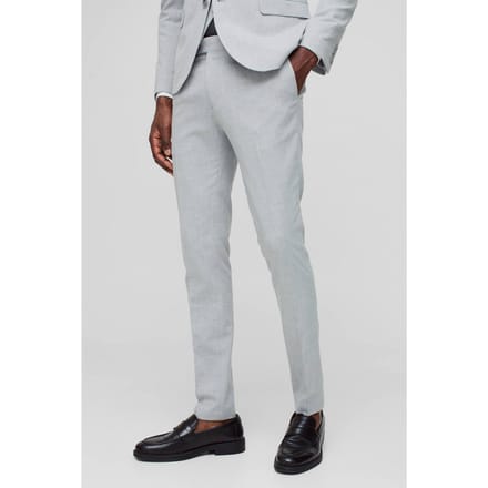 Super Skinny Grijze Kostuumbroek | Grey | Size 30