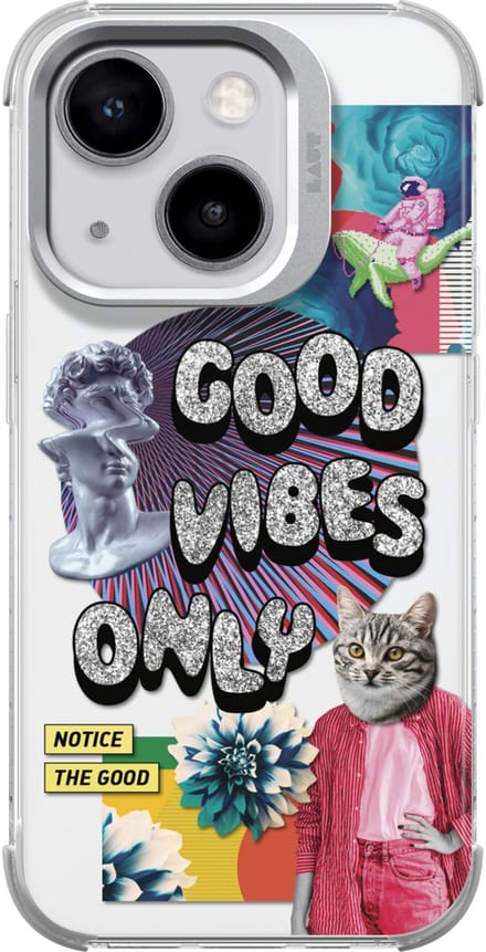 Laut POP Glitch hoesje geschikt voor iPhone 15 - Kleurrijk
