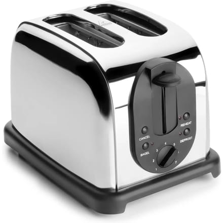 Automatische broodrooster 2 sneden gebogen Lacor