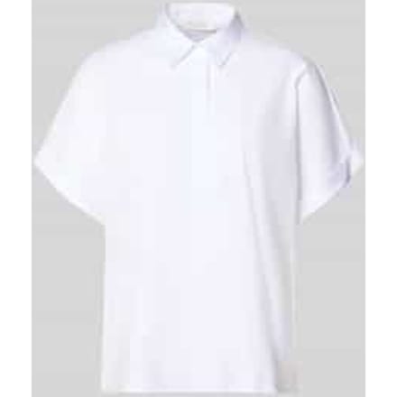 Blouse met korte verborgen knoopsluiting