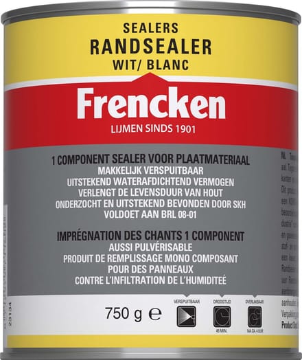 Frencken Randsealer | 750ml | 1 Component | 71160 | Wit