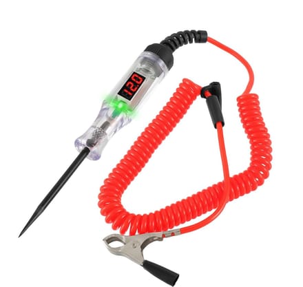 Digitale Spanningszoeker 3-120 V met LED Scherm en Krokodillenklem