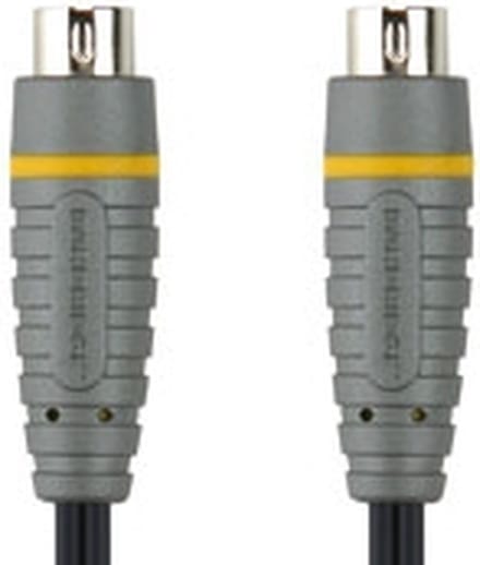Bandridge BVL6615 S-videokabel 15 m S-Video (4-pin) Zwart, Grijs
