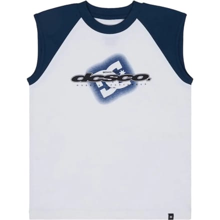 Dc Shoes Raglan Mouwloos T-shirt Wit 10 Years Jongen