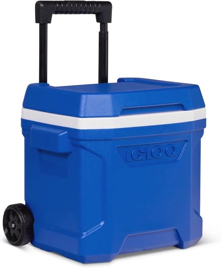 Passieve Koelbox met Wielen en Telescoopgreep - 15 Liter Capaciteit