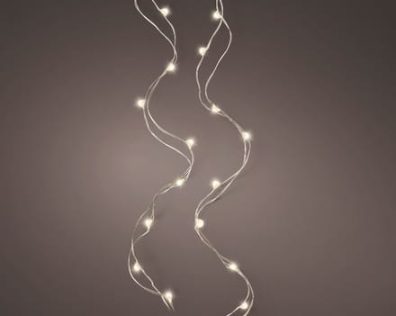 Micro LED String – 95 cm – 20 LEDs – Zilver – Sfeervolle Verlichting