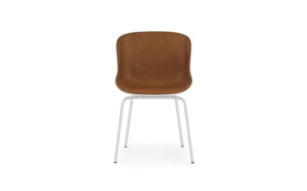 Normann Copenhagen Hyg Stoel Houten frame/Frontbekleding - wit/wit