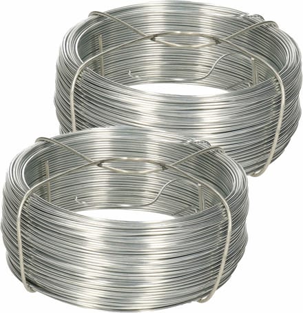 Amig IJzerdraad - 2x rol - 0,9 mm x 50 m - verzinkt staal - binddraad