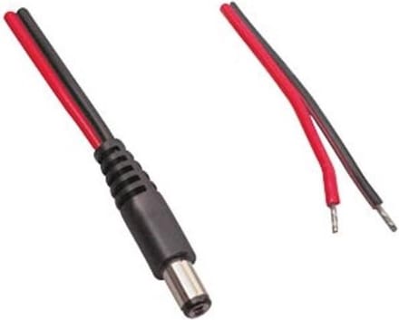 BKL Electronic Laagspannings-aansluitkabel Laagspanningsstekker - Open kabeleinde 4 mm 1.7 mm 1.7 mm 2.00 m 1 stuk(s)