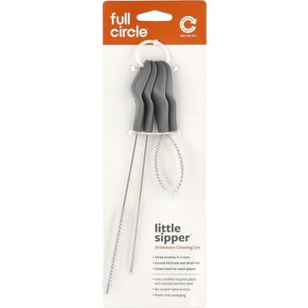 Little Sipper™, Schoonmaakset voor Drankcontainers, 4 Borstels white