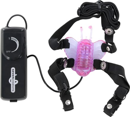 Seven Creations - Butterfly - Vibrator - Zwart