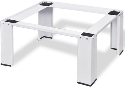 Wasmachine Onderstel - Apparaat Verhoger - Comfortabel Wassen - Stabiele Stalen Constructie - 63 x 54 x 31 cm - Wit