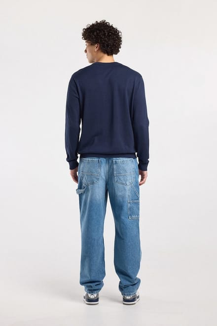 America Today Kay Dark Blue Maat: M | Sweaters Outlet | Heren | Blauw