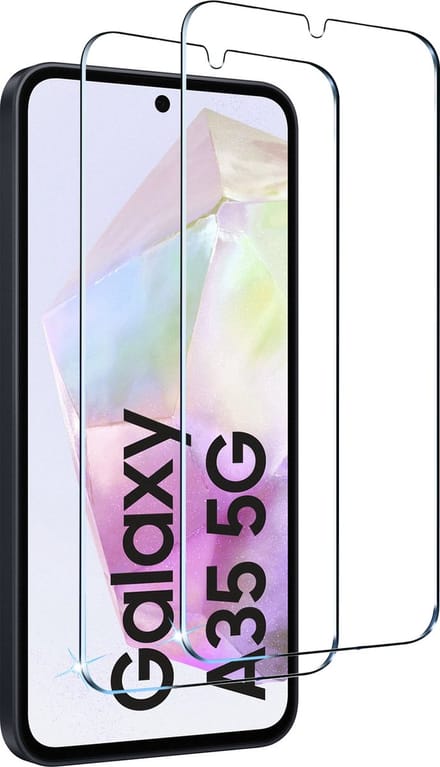 BixB screenprotectors 2 Stuks geschikt voor Samsung Galaxy A35 Screenprotector - gehard glas Tempered Glass