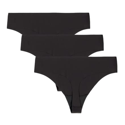 Under Armour Ua Pure Stretch No Show Thong -Solid 3Pk String