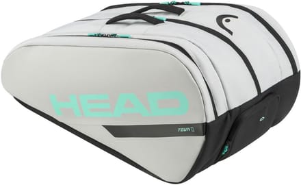 Ruime Padel Bag met Uitbreidbare Racket Pocket en Accessoirevak