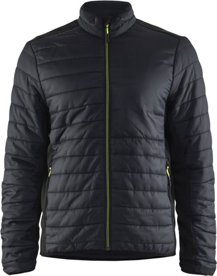 Blaklader 4710-2030 Warm gevoerd vest - Zwart/High Vis Geel - M