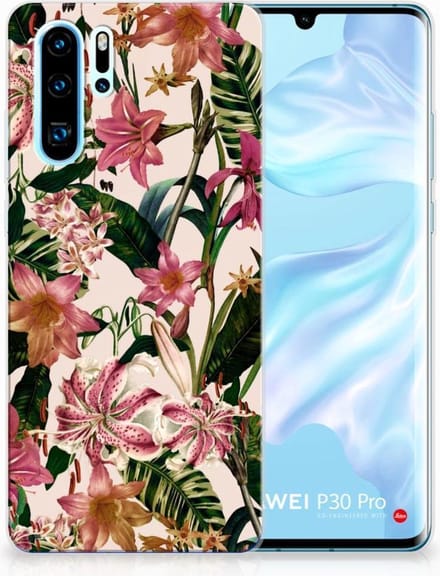 Huawei P30 Pro TPU Case Flowers