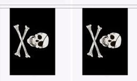 Vlaggenlijn Skull and Bones - 9 meter