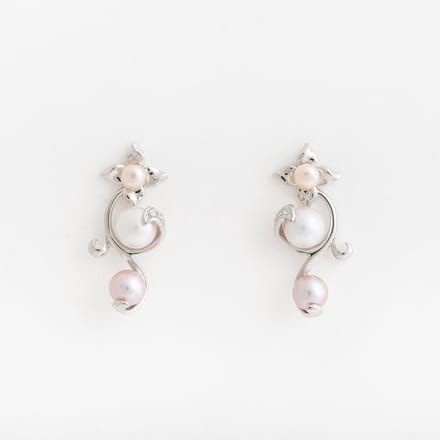 Oorbellen Coral flower - Art Deco Trade