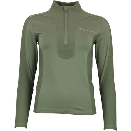 Dames met lange mouwen zip T-shirt Peak Mountain Aramis