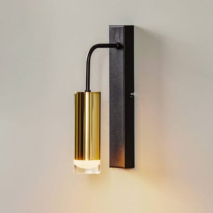Lamkur Wandlamp Shine, goud