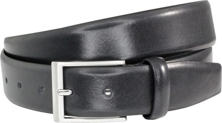 LINDENMANN leren heren riem - zwart