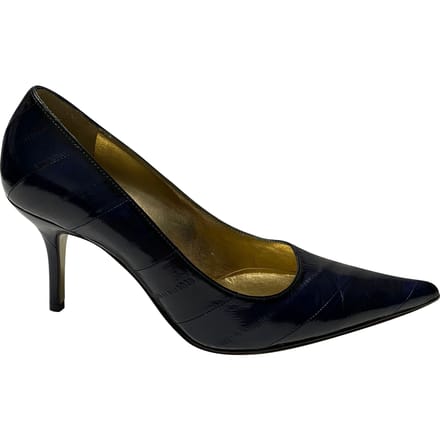 Dolce & Gabbana Cardinale 60 Pumps in Zwart Eel Leder