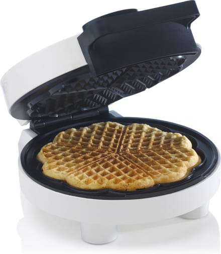 Trebs Wafelijzer 13100 - Hartvormig - Wit