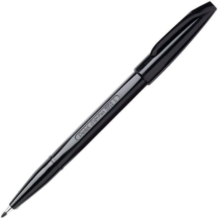 Fineliner Pentel Signpen S520 medium zwart