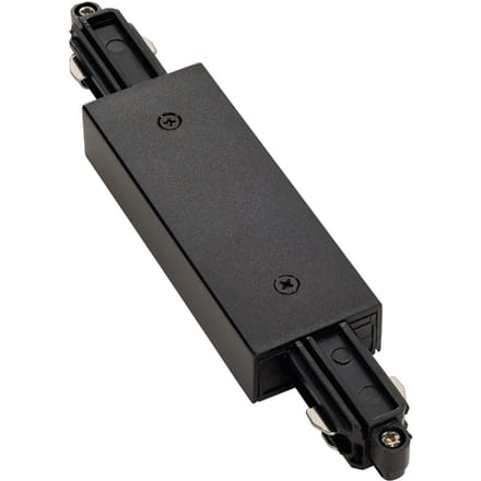 SLV 1-Fase Railconnector Met Voeding Zwart - 143100