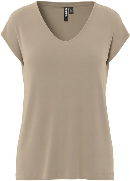Pieces T-shirt Pckamala Tee Noos Bc 17095260 Silver Mink Dames Maat - S
