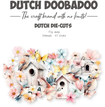 DDBD collage Die-cuts Fly away