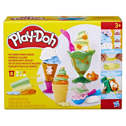 Hasbro Play-Doh ijsjes feest speelset voor creatief kleiplezier.