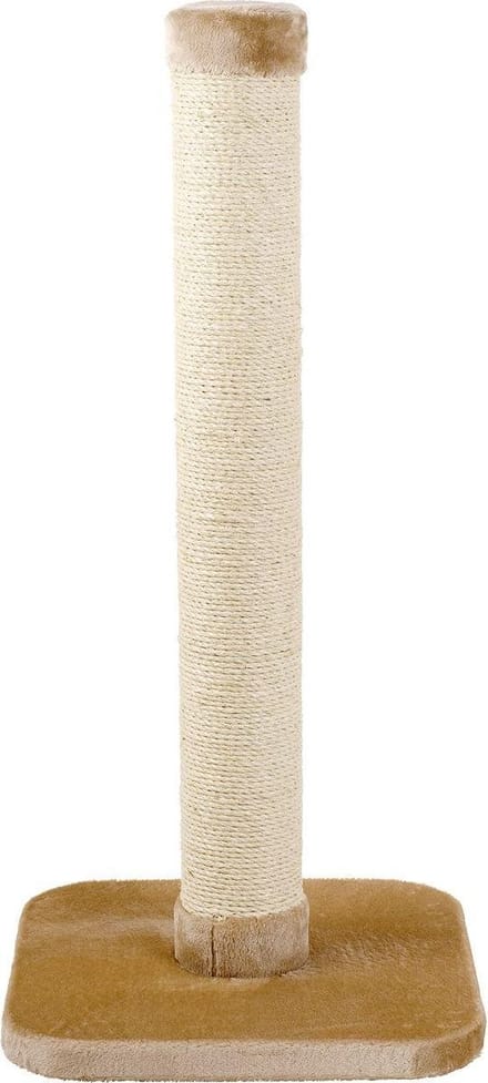 Krabpaal Big Cat Beige - Beige - 56 x 56 x 119 cm