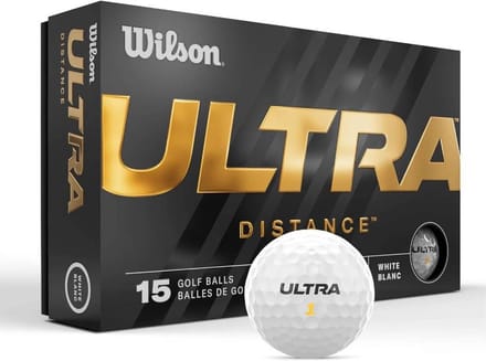 Wilson Ultra Golfballen - Wit - 15 Stuks